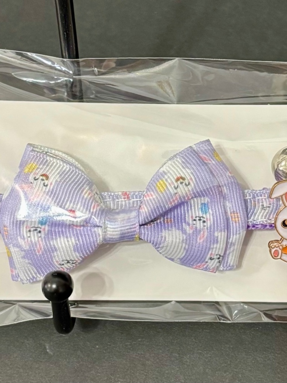 NEW Breakaway Easter Cat Collar with Removable Bow Tie, Charm, and Bell